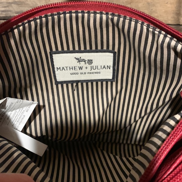 Mathew + Julian Vegan Leather Crossbody Purse Bag - Picture 4 of 8